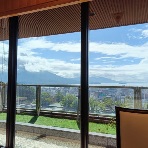 説明受ける待合室も眺めが良くて幸せな気持ちになった。|776401さんのSHIROYAMA HOTEL kagoshima(城山ホテル鹿児島)の写真(2564753)