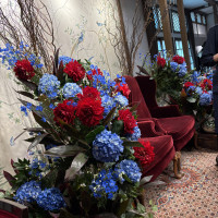 新郎新婦の座る場所です。