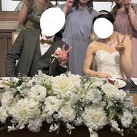オーダーした通りの装花になりました♩