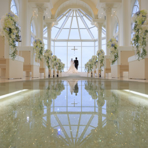 カメラマン撮影
挙式時|776428さんのラソール ガーデン・アリビラ クリスティア教会 チュチュリゾートウエディングの写真(2578573)