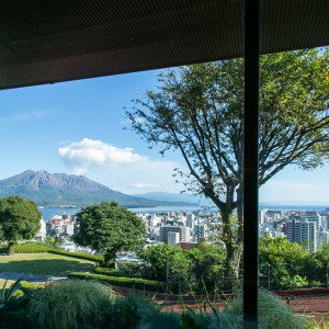 中から見える景色|776444さんのSHIROYAMA HOTEL kagoshima(城山ホテル鹿児島)の写真(2565215)