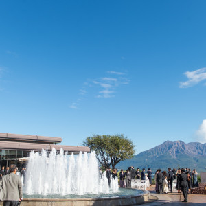 ガーデン挙式|776444さんのSHIROYAMA HOTEL kagoshima(城山ホテル鹿児島)の写真(2565211)