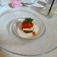 さつまいもにサーモンといくらが乗っていてとても美味しかった