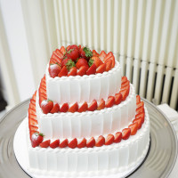 ハートのケーキ