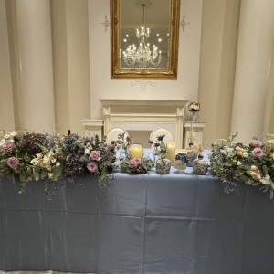 新郎新婦の座る位置|776456さんのアーカンジェル迎賓館（宇都宮）/テイクアンドギヴ・ニーズウェディングの写真(2565348)