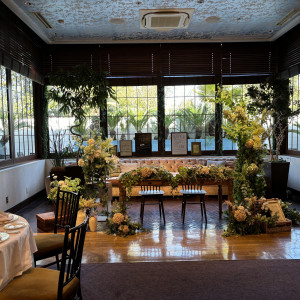 新郎新婦の席|776481さんのアルタビスタガーデンの写真(2565483)