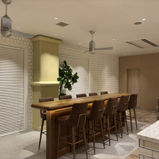 ボールホールの待合室