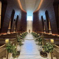 温かみのあるチャペルです