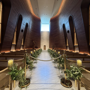 温かみのあるチャペルです|776490さんの山手迎賓館/テイクアンドギヴ・ニーズウェディングの写真(2565547)