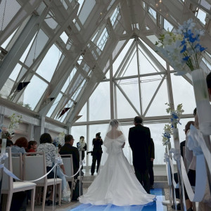 クリスタルチャペル、雨の日は白っぽい景色になります。|776496さんのシェラトン・グランデ・トーキョーベイ・ホテルの写真(2565544)