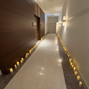 披露宴会場横の廊下|776508さんのミュゼ 四ツ池の写真(2565580)