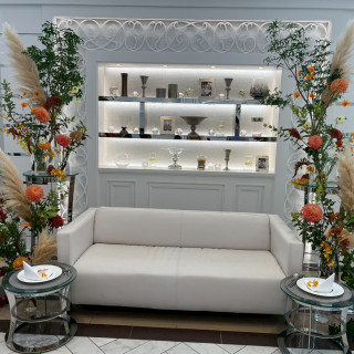 披露宴　新郎新婦ソファ席