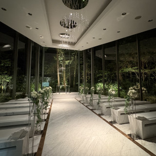 夜でも綺麗でした