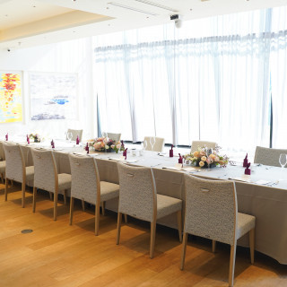 テーブルの配置などは相談しながら決めました。