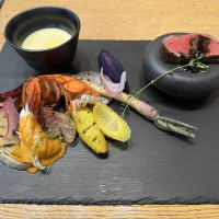 試食料理、野菜が美味しい