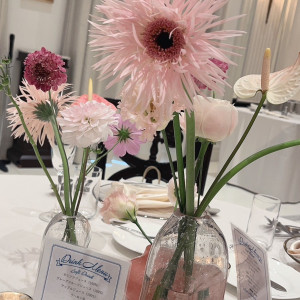 卓上装飾|776616さんのアーセンティア迎賓館(静岡)/テイクアンドギヴ・ニーズウェディングの写真(2566359)