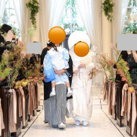 チャペル　和風コーディネート　和装が映える