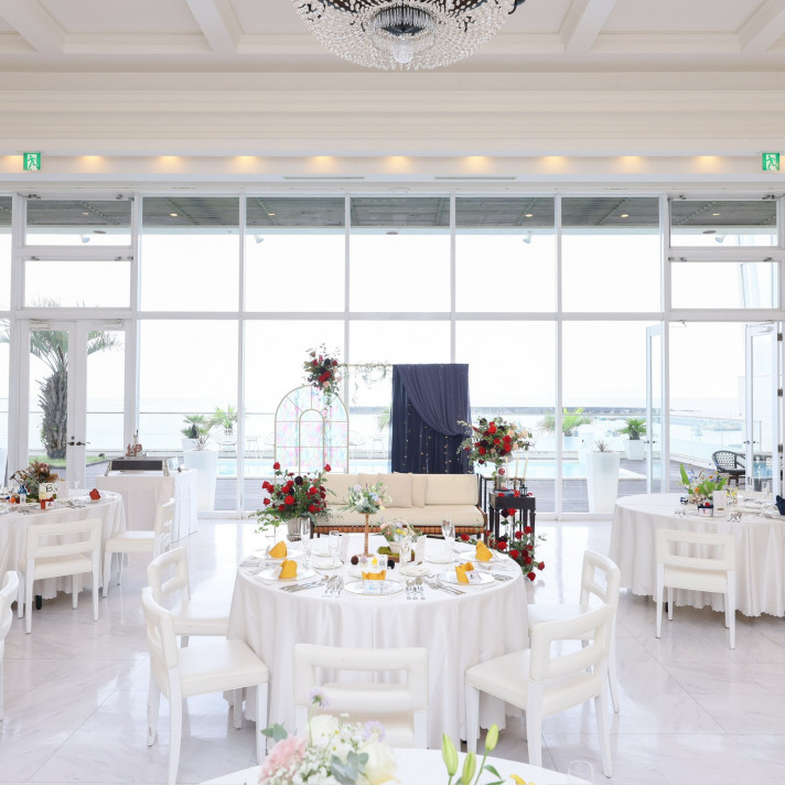 披露宴会場全体雰囲気
