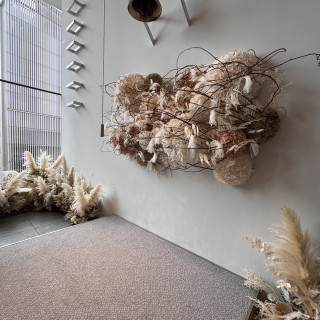 アフターセレモニーができるスペースがありました。