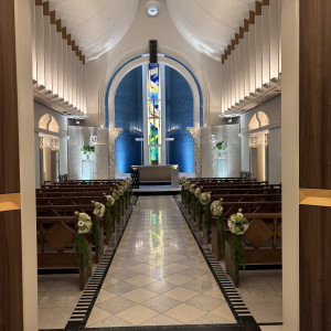 正面がブルーでドレスが映えそう|776672さんのホテルニューオータニ幕張の写真(2566808)