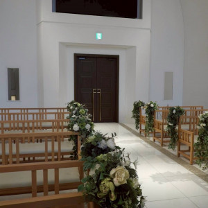 チャペルの入口です!|776674さんのララシャンスOKAZAKI迎賓館の写真(2566921)