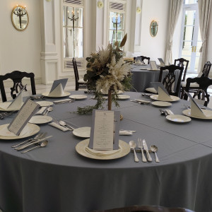 当日の披露宴テーブル|776686さんのアーククラブ迎賓館（郡山）/テイクアンドギヴ・ニーズウェディングの写真(2566934)