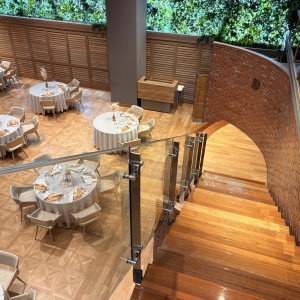 披露宴会場階段上から|776710さんのCentral Terrace TOKYO（セントラル テラス トーキョー）の写真(2566986)