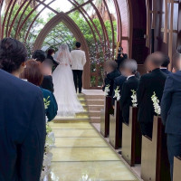 憧れのチャペルにて。