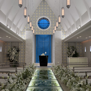 チャペルに入ったところ|776732さんのTHE MARCUS SQUARE KOBE(ザ マーカス スクエア 神戸)の写真(2567014)