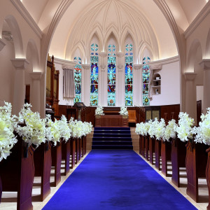 素敵なチャペルです！|776740さんのアニヴェルセル ヒルズ横浜の写真(2567046)