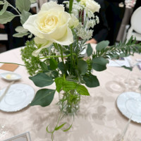 ゲストテーブルの装花