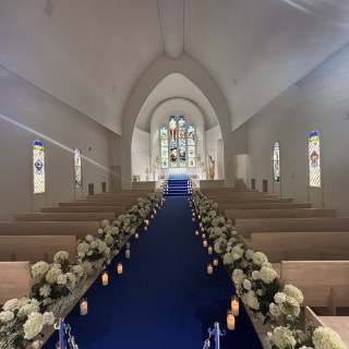 チャペルの後ろから見た図