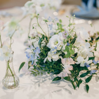 テーブルの装花