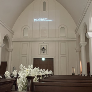 ムービー流せるチャペル|776867さんのアニヴェルセル ヒルズ横浜の写真(2567598)