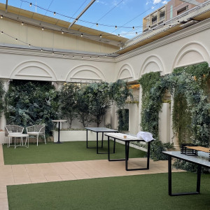 ウェルカムパーティーが出来るガーデンスペース|776867さんのアニヴェルセル ヒルズ横浜の写真(2567606)