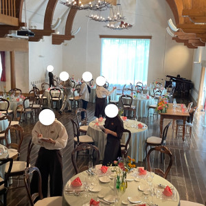 奥の窓が庭と直結しており、そこから入場もできるらしい|776872さんのラ・クラリエールの写真(2567674)