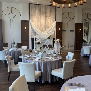 ガーデンが見える披露宴会場、ピアノもありました。|776873さんのアーククラブ迎賓館（広島）/テイクアンドギヴ・ニーズウェディングの写真(2599345)