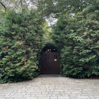 挙式会場(ガーデン)の入り口。