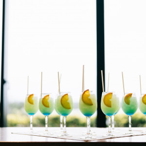 ウェルカムドリンク|776897さんの瀬良垣島教会/アールイズ・ウエディングの写真(2567909)