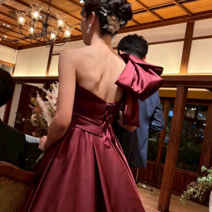 お色直しのドレス|777066さんの樫野倶楽部の写真(2568551)