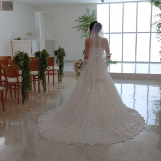 チャペルの様子です！50名～55名程入れます。