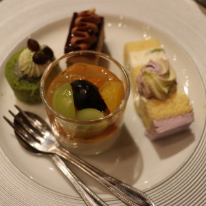 締めのデザート！スイーツが美味しいで有名な式場です！|777096さんのグランシア須賀川の写真(2568972)