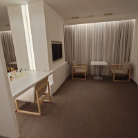 新郎新婦控室、メイクルーム