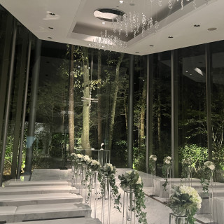 奥に行くにつれて天井が高くなっていました。