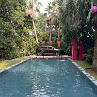 披露宴会場のガーデン