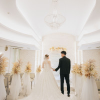 白を基調とした会場