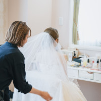 とても広い控室