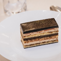 コーヒーと合うように作ってもらったオペラ とても美味しかった