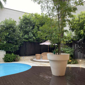 披露宴会場のガーデン|777135さんのThe Palm Garden（ザ・パームガーデン）   〈エルフラットグループ〉の写真(2568740)