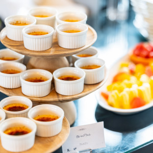 スイーツビュッフェ|777142さんのアルモニーアンブラッセ ウェディングホテル/テイクアンドギヴ・ニーズウェディングの写真(2569124)